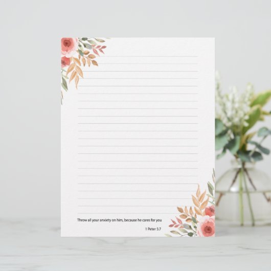 Jehovah getuige JW Writing Letterhead Briefhoofd (Staand voorkant)