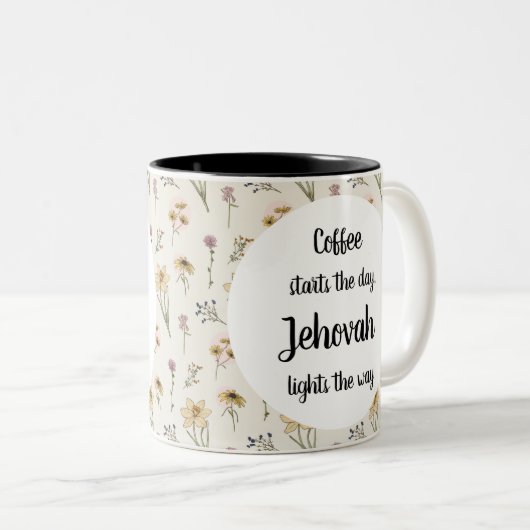 Jehovah getuigt dat mok Jehovah de dag verlicht (Voorkant rechts)