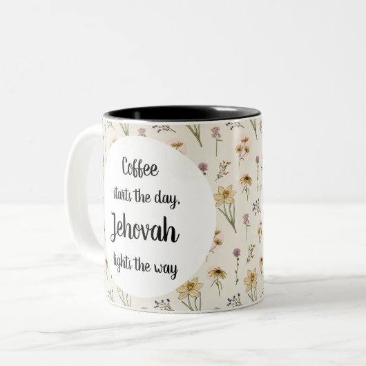 Jehovah getuigt dat mok Jehovah de dag verlicht (Voorkant links)