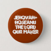 Jehovah-Hoseanu Button (Voorkant)