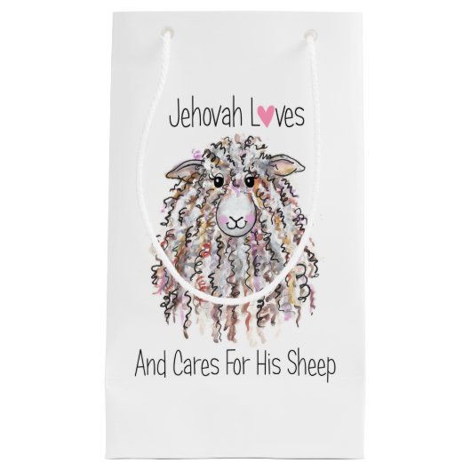 Jehovah houdt van zijn schaap klein cadeauzakje (Voorkant)