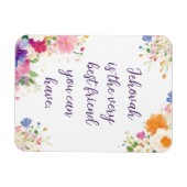 Jehovah is de beste vriend | JW Magneet (Horizontaal)