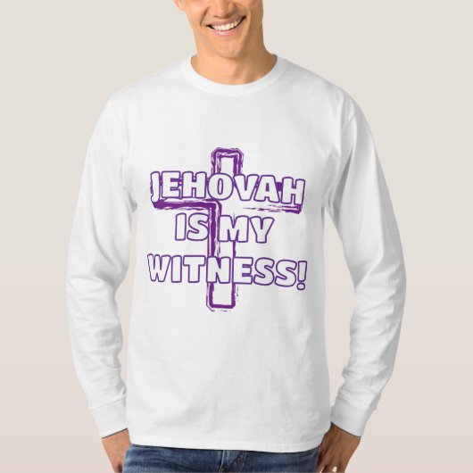 JEHOVAH IS MY WITNESS! T-SHIRT (Voorkant)