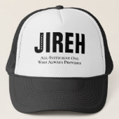 Jehovah Jireh Custom Christelijk Trucker Pet (Voorkant)