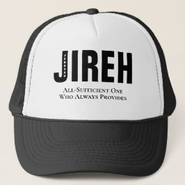 Jehovah Jireh Custom Christelijk Trucker Pet