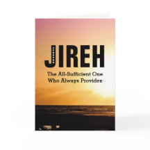 JEHOVAH JIREH Custom Inspirerend Kaart