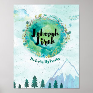 Jehovah Jireh, de Heer zal Poster leveren