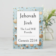 Jehovah Jireh, Naam van God, Bemoedigende Schrift