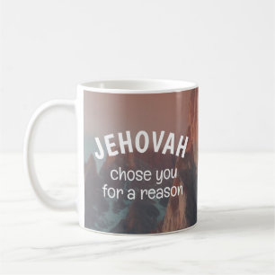 Jehovah koos je met een reden   JW Koffiemok