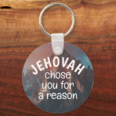 Jehovah koos je met een reden | JW Sleutelhanger (Voorkant)