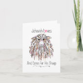 "Jehovah Loves His Sheep" Kaart (Voorkant)