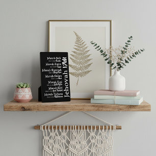 Jehovah namen fotoplaat