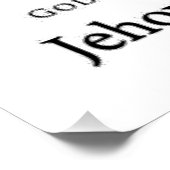Jehovah namen perfect poster (Hoek)