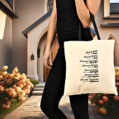 Jehovah namen tote bag