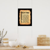 Jehovah Nissi, Heer onze overwinning: Namen van Go Poster (Keuken)