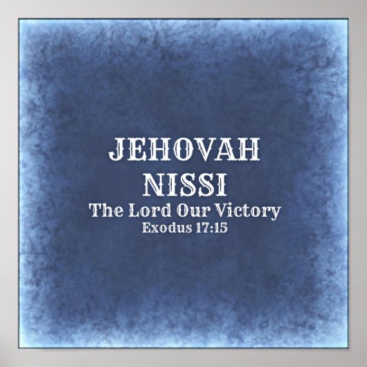 Jehovah Nissi Poster (Voorkant)