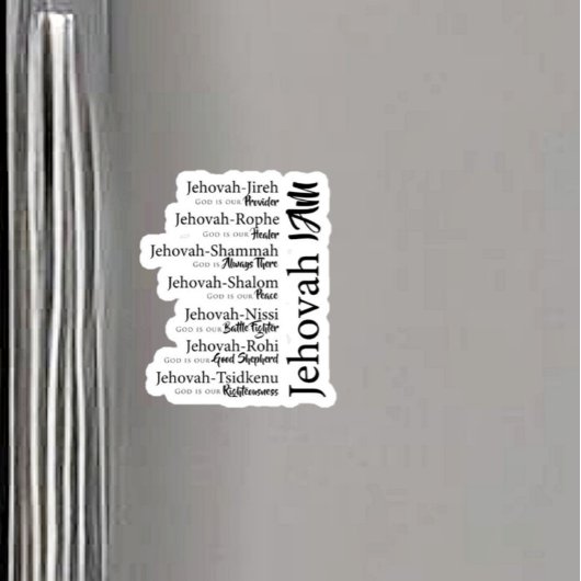 Jehovah noemt cutout Magnet Fotobeeldje Magneet
