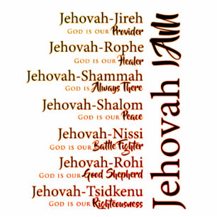 Jehovah noemt gouden uitsparing Magneet Fotobeeldje Magneet