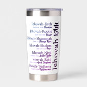 Jehovah noemt vlinder geïsoleerde drinkbeker (Links)