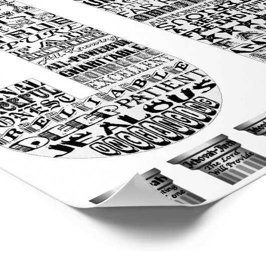 JEHOVAH POSTER (Hoek)