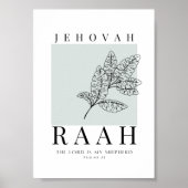 Jehovah Raah Printable Poster (Voorkant)
