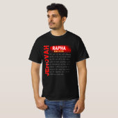Jehovah Rapha - God Mijn Healer T-shirt (Voorkant volledig)