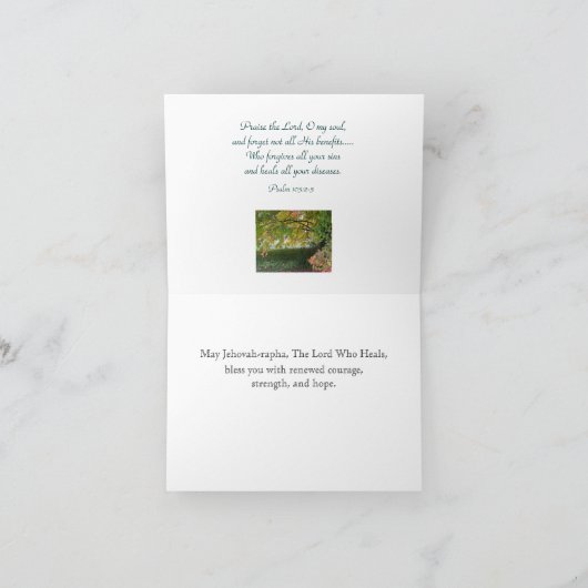 Jehovah-Rapha Kaart (Binnen)