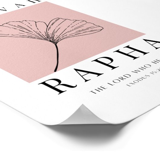Jehovah Rapha Printable Poster (Hoek)