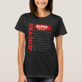 Jehovah Rapha T-shirt (Voorkant)