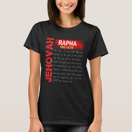 Jehovah Rapha T-shirt (Voorkant)