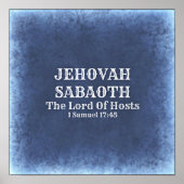 Jehovah Sabaoth Poster (Voorkant)