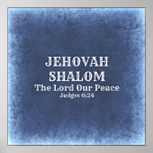 Jehovah Shalom Poster (Voorkant)