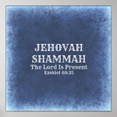 Jehovah Shammah Poster (Voorkant)