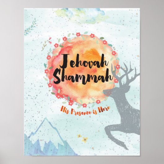 Jehovah Shammah Poster (Voorkant)
