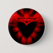 Jehovah-Shammah Ronde Button 5,7 Cm (Voorkant)