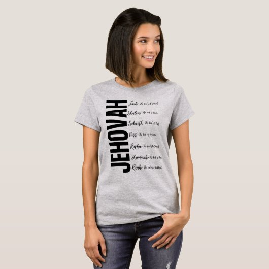 Jehovah T-shirt (Voorkant volledig)
