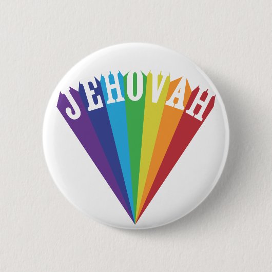 Jehovah-toets Ronde Button 5,7 Cm (Voorkant)
