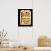 Jehovah Tsidkenu, Lord Righteality: Namen van God Poster (Keuken)