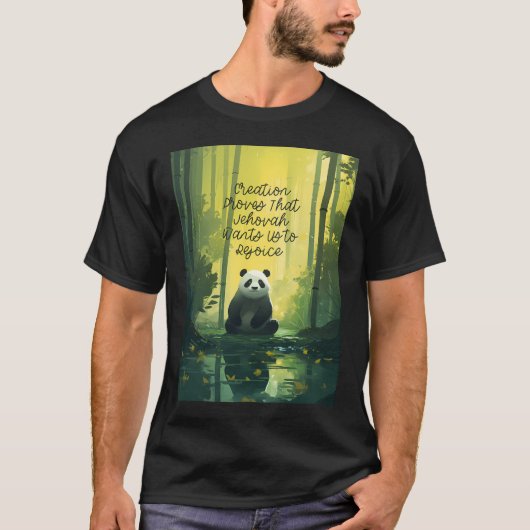 Jehovah wil dat we ons verheugen t-shirt (Voorkant)