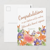 Jehovah Witness JW Baptism Gifts Briefkaart (Voorkant / Achterkant)