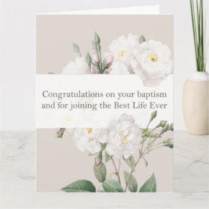 Jehovah Witness JW Baptism Gifts Wenskaart Kaart