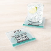 Jehovah Witness Zoom Pioneer School 2022 Glazen Onderzetter (Schuin)