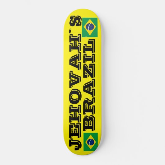 JEHOVAHS BRAZIL Skateboard (Voorkant)
