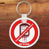 Jehovah's getuige: geen bloed sleutelhanger (Voorkant)