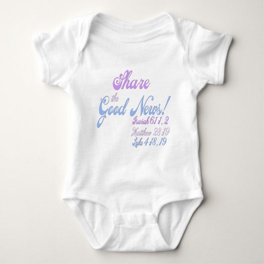 Jehovah's getuige Good News Romper (Voorkant)