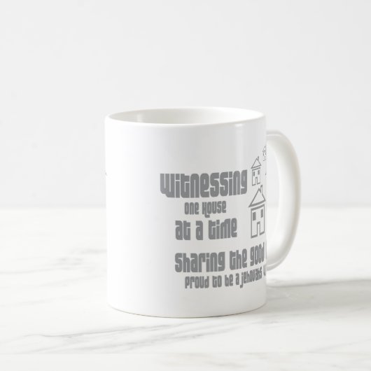 Jehovah's getuige koffiemok (Voorkant rechts)