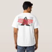 Jehovah's getuige met Matthew 24:14 vers op rug T-shirt (Achterkant volledig)