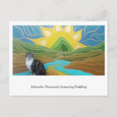 Jehovahs Mountain met Pudding briefkaart (Voorkant)