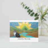 Jehovahs Mountain met Pudding Briefkaart (Staand voorkant)