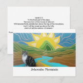 Jehovahs Mountain met Pudding Briefkaart (Voorkant / Achterkant)